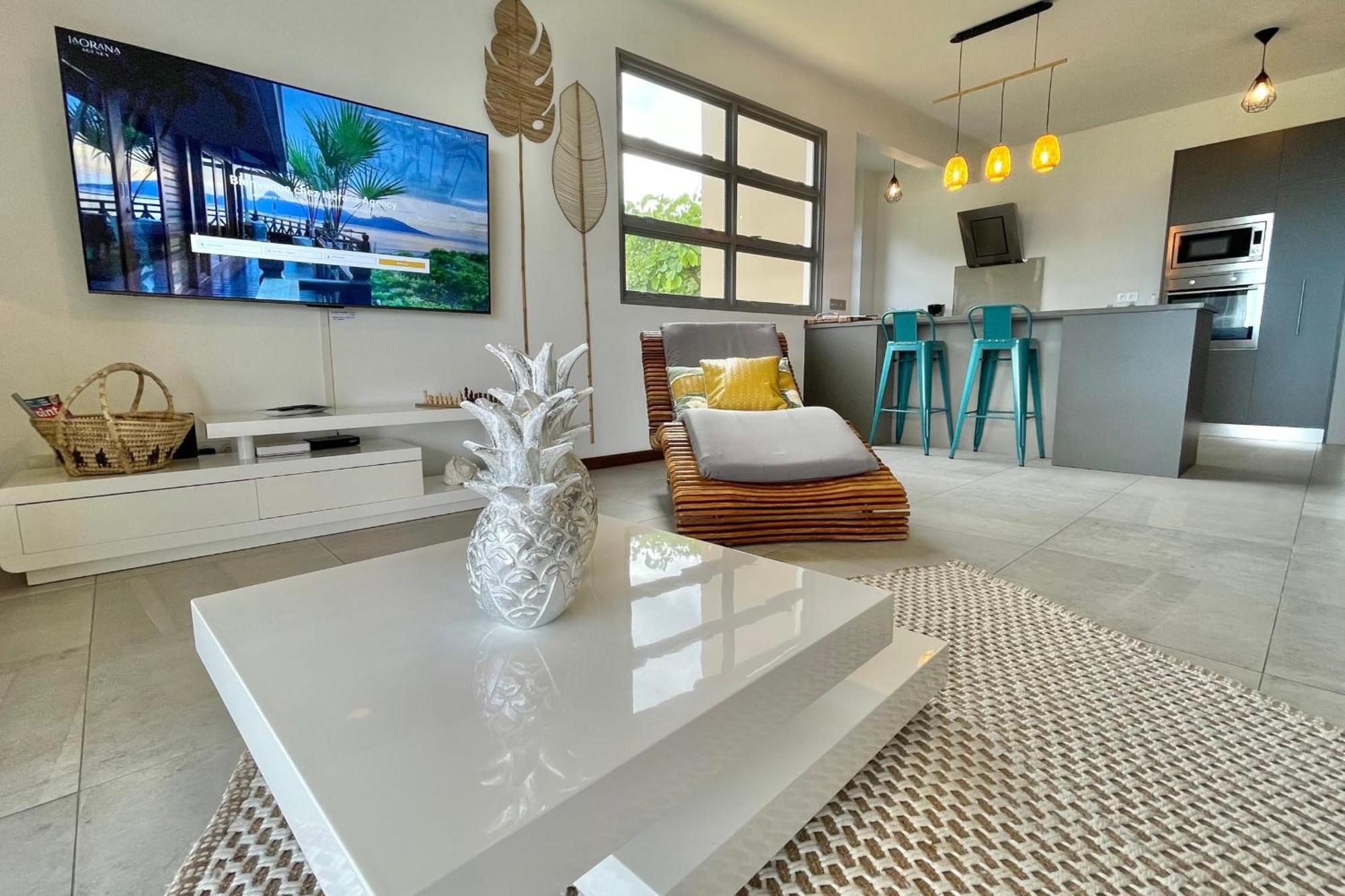 Manuia Luxury Apartment - Tahiti Punaauia -Wi-Fi Netflix Pool & Gym Kültér fotó