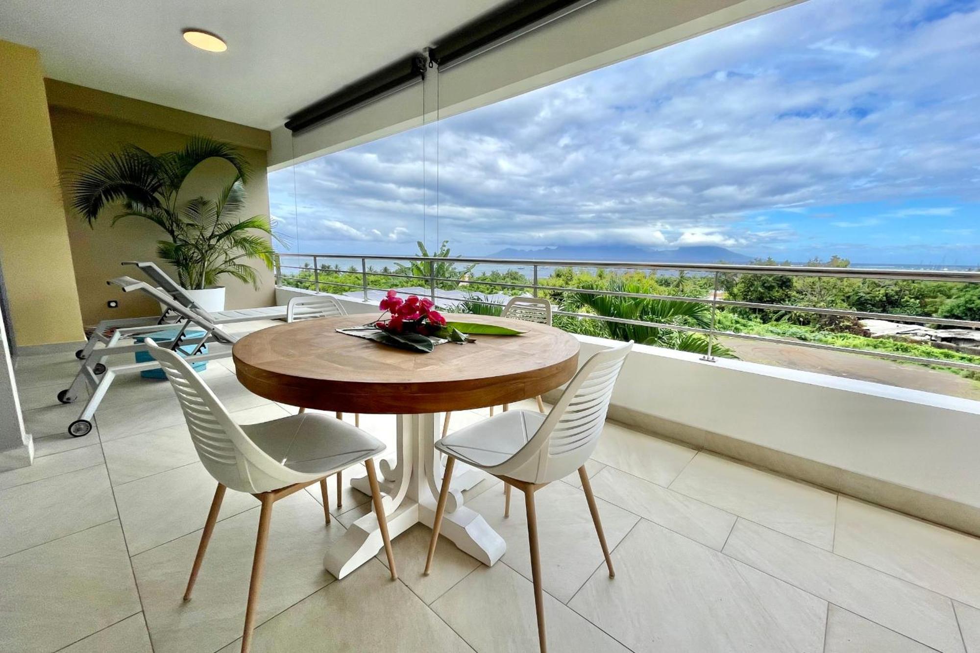 Manuia Luxury Apartment - Tahiti Punaauia -Wi-Fi Netflix Pool & Gym Kültér fotó