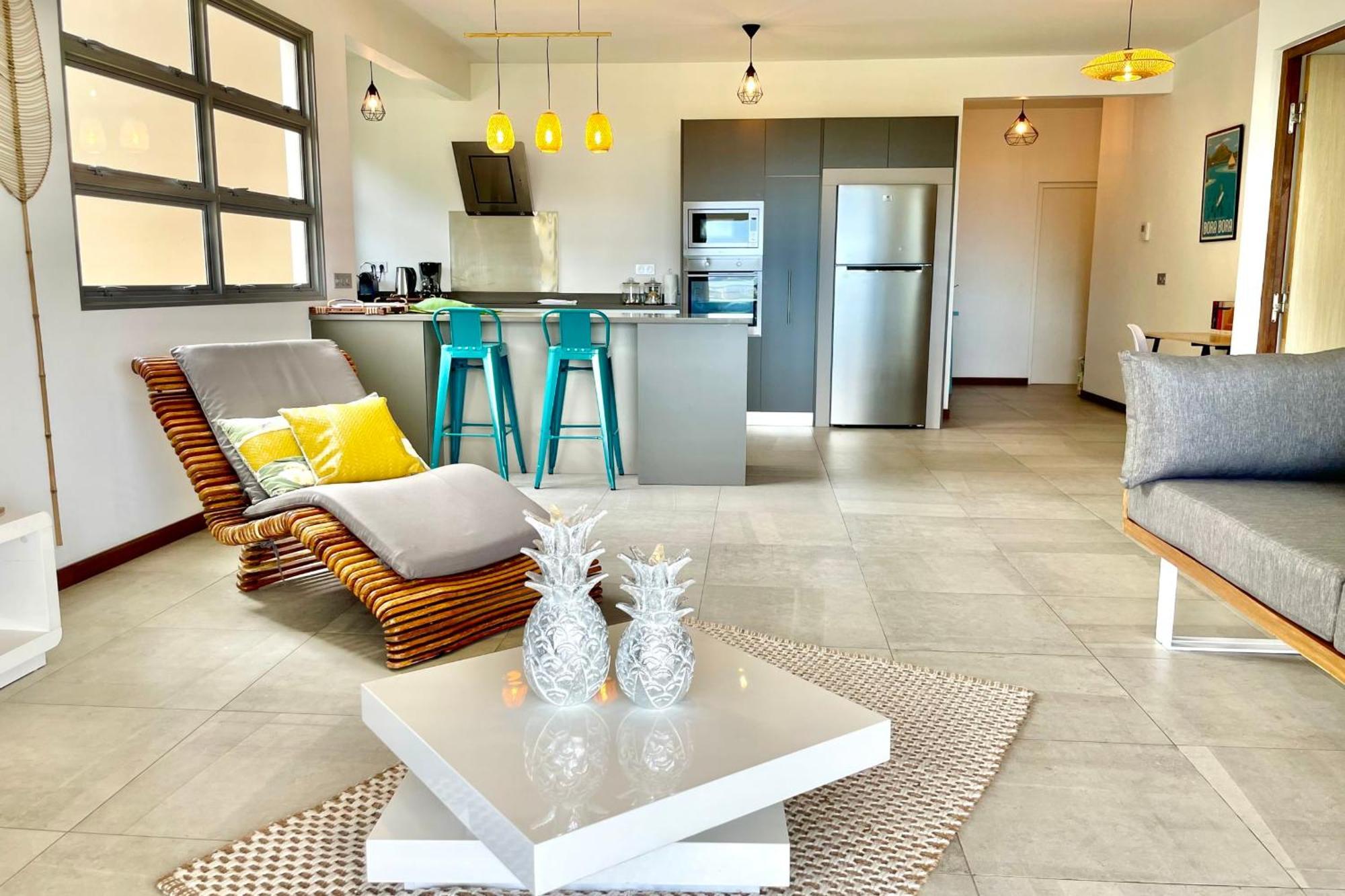 Manuia Luxury Apartment - Tahiti Punaauia -Wi-Fi Netflix Pool & Gym Kültér fotó