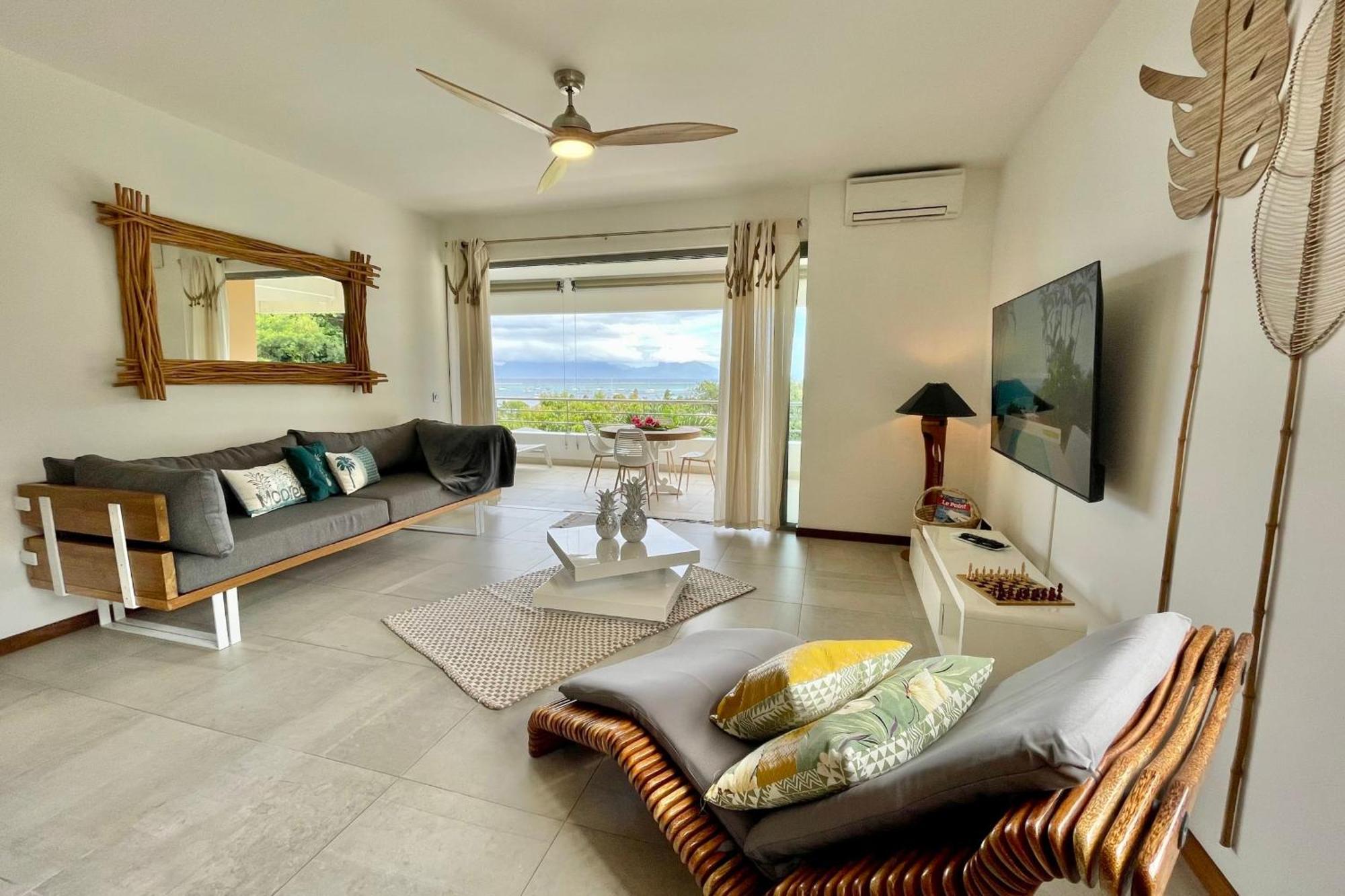 Manuia Luxury Apartment - Tahiti Punaauia -Wi-Fi Netflix Pool & Gym Kültér fotó
